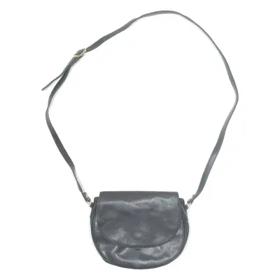 LONGCHAMP Womens Crossbody Bag Black Leather