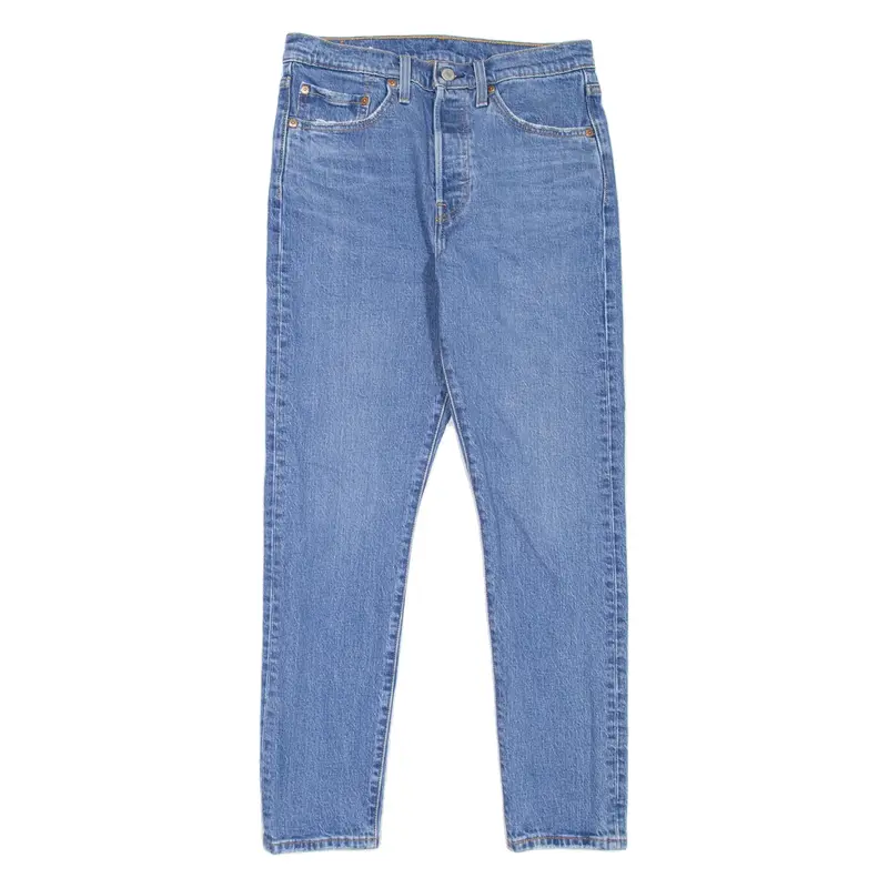 LEVI'S 501S Jeans Womens Blue Skinny Straight W27 L28