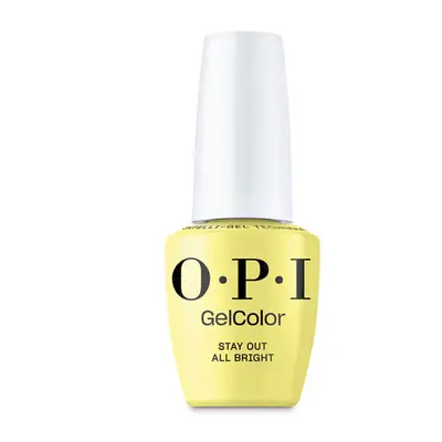 Opi Gel Polish GelColor 15 ml - Shade: Stay Out All Bright