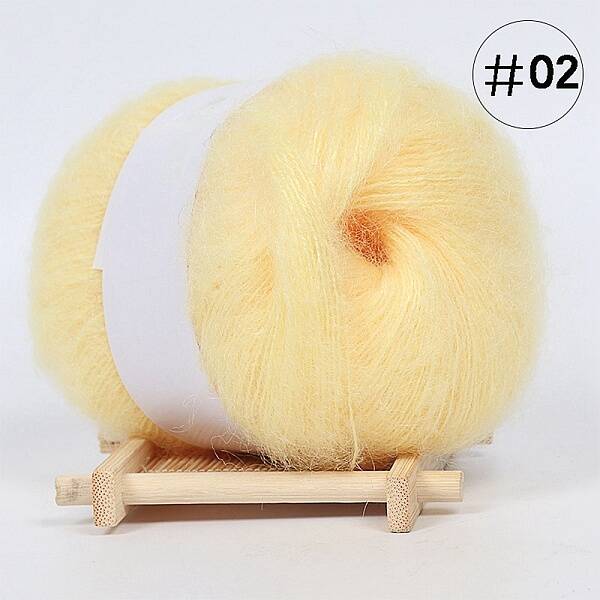 25g Angora Mohair Wool & Acrylic Fiber Knitting Yarn