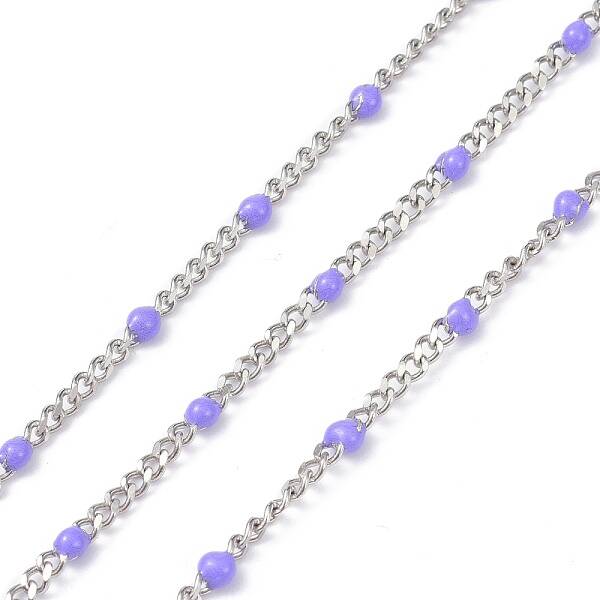 304 Stainless Steel Enamel Curb Chains