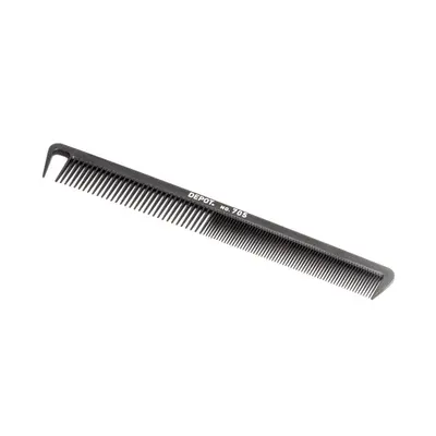 Depot Accessories No. 705 Carbon Comb Plastic Hair Black