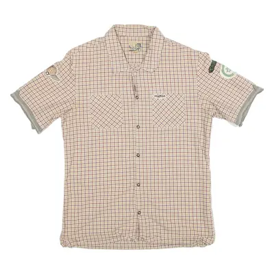 QUICKSILVER Mens Shirt Brown Gingham L