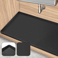 Under Kitchen Sink Mat, Pet Feeding Mat,Rain Boot Mat,Drying Mats,Cuttable,Waterproof, Silicone Mat for Shelf Liner Organizer...