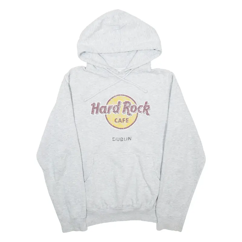 HARD ROCK CAFE Dublin Mens Grey Hoodie M