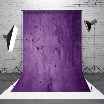 Dark Purple Messy Cement Wall Fine Art Backdrop - Aperturee