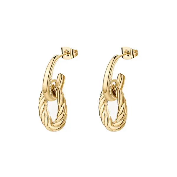 Brosway Amy BAY25 elegant earrings IN gold plated steel