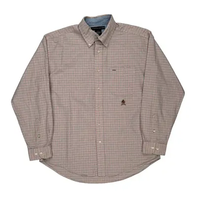 Tommy Hilfiger Checked Shirt - Large Pink Cotton