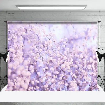 Purple Floral Wonderland Spring Photography Backdrop - Aperturee