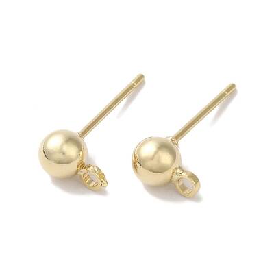 Brass Studs Earrings Finding