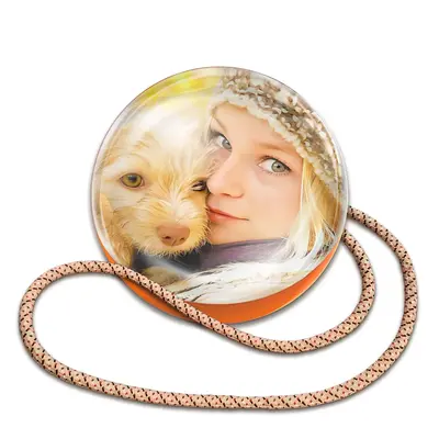 2.7 Crystal Ball Digital Photo Album  Electronic ball– DIY Video Display Sphere – Customizable Gift with Electronic Scr...