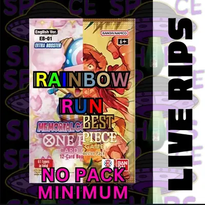 RAINBOW RUN EB-01 & PRB-01 Packs