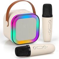 Fall Portable Wireless Karaoke Speaker with Microphone, HIFI Stereo Sound Subwoofers, KTV Speaker Subwoofer Speakers with RG...