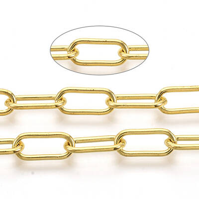 Unwelded Iron Paperclip Chains