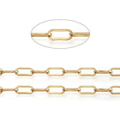 Ion Plating(IP) 304 Stainless Steel Paperclip Chains