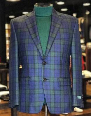 Red Tartan Dinner Jacket