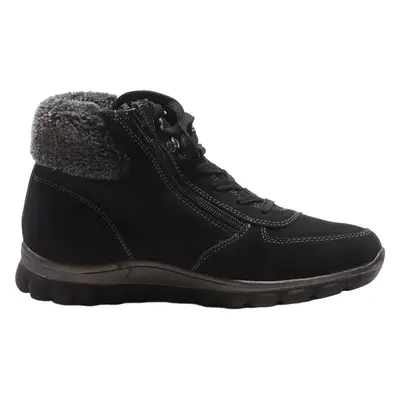 MEDICUS Ankle Boots Black Suede Womens UK 6