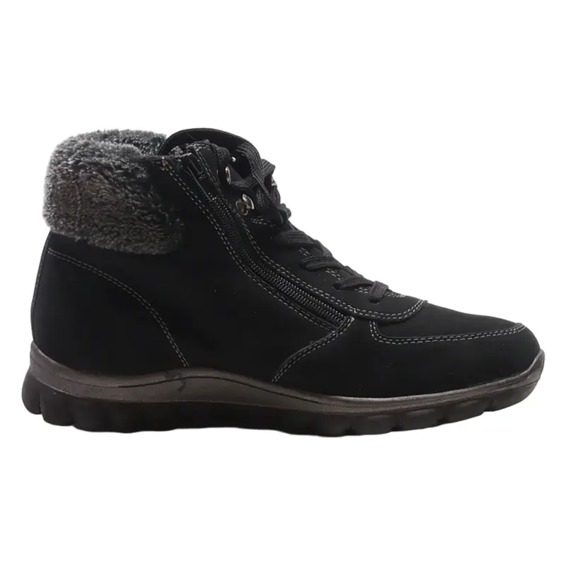 MEDICUS Ankle Boots Black Suede Womens UK 6
