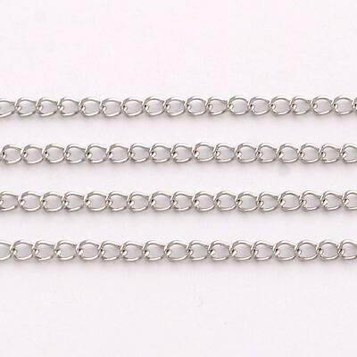 Tarnish Resistant 304 Stainless Steel Curb Chains