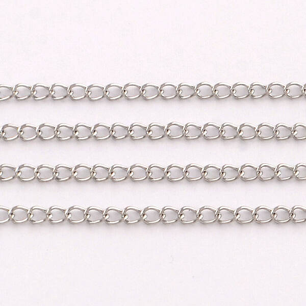 Tarnish Resistant 304 Stainless Steel Curb Chains