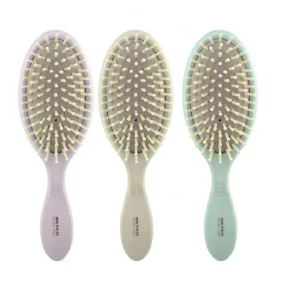 Brush Beter in fiber naturale with beige wooden tips
