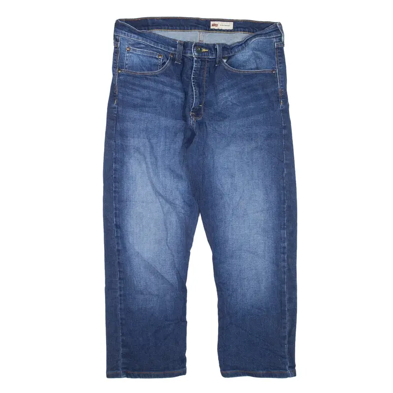 WRANGLER Jeans Blue Denim Slim Straight Mens W33 L24