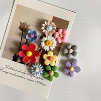 Kawaii Flower Shaped Fridge Magnet, 10pcs/set Decorative Whiteboard Sticker, Cute Magnet for Kitchen, Office, and Home Decora...