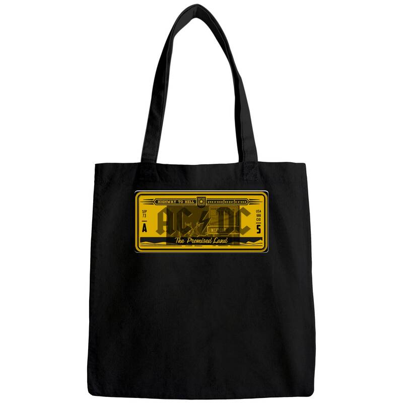 Promised Land License Plate - Highway To Hell - Bags