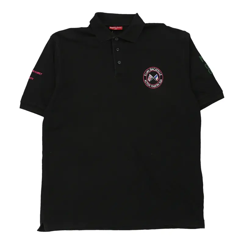 Aston Martin N24, Ecurie Bagatelle Hanes Polo Shirt - 2XL Black Cotton