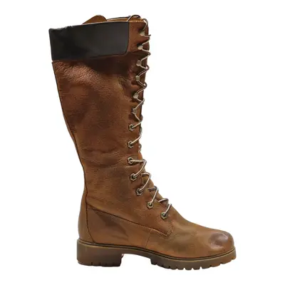 TIMBERLAND High Boots Brown Suede Womens UK 5