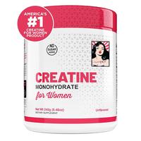 Creatine Monohydrate for Women with Collagen and BCAA's - Fitness Supplement Powder for Muscle, Healthy Hair, Skin, Nails and...