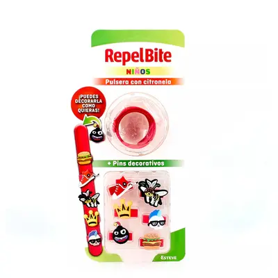 Repel Bracelet Insects Kids + Decorative Pins