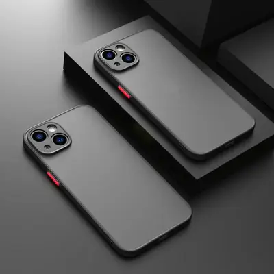 Shockproof Silicone Phone Case, 1 Count Minimalist Phone Case Compatible with iPhone, Phone Accessories, Gift
