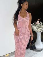 Women's Plain Dress, Elegant Fashion Casual Sleeveless Dress for Party Club Dating Wear, Women Dress for Summer, Formal Dress...