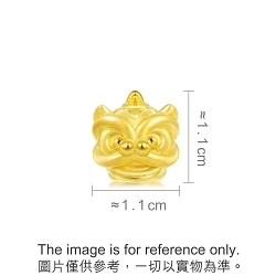 'Blessings' 999 Gold Lion Dance Charm