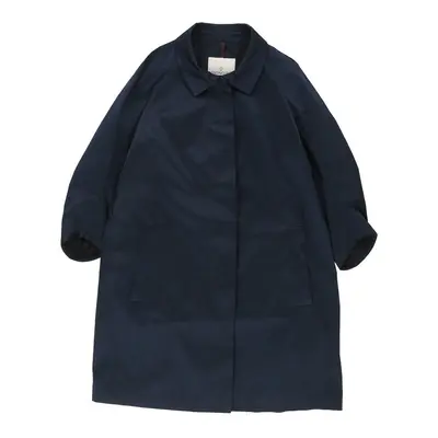 Moncler Trench Coat - XL Navy Polyester | Size: x-large