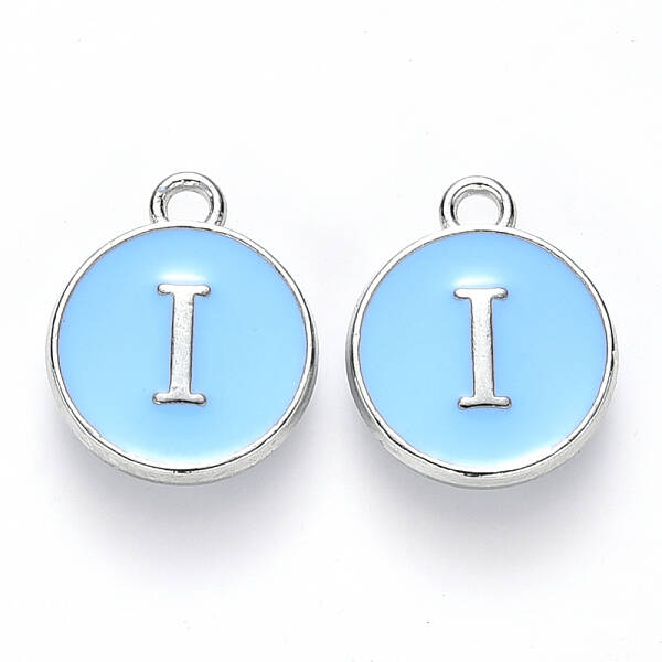 Platinum Plated Alloy Enamel Charms