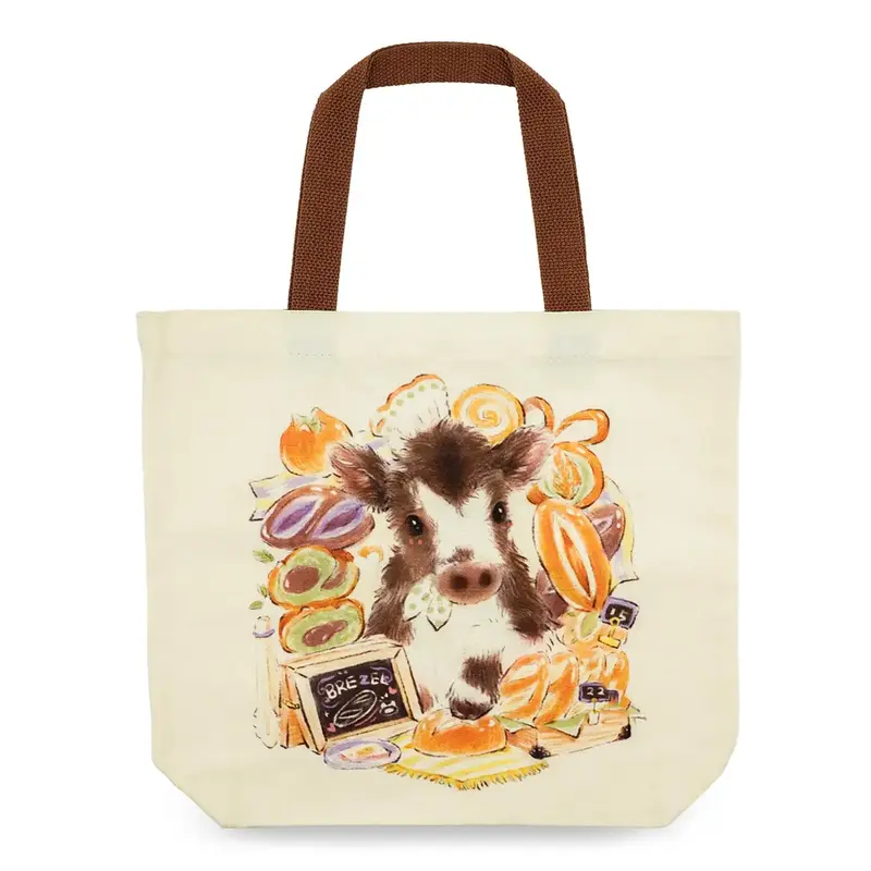 BunnyLulu Large Canvas Tote Bag, Reusable & Eco-Friendly, Highland Cow, Ducks, Quokka Designs, Machine Washable