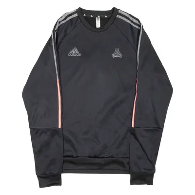 ADIDAS Mens Sweatshirt Black Crewneck S
