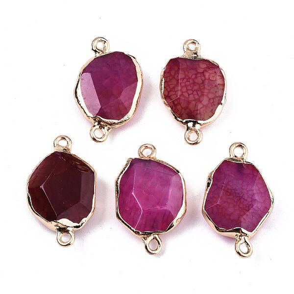 Natural Agate Links Connectors