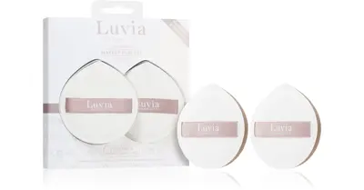 Luvia Cosmetics The Puffys Makeup Set Elegance 2-Piece Powder Puff