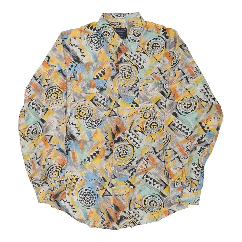 Pensacola Patterned Shirt - XL Multicoloured Silk