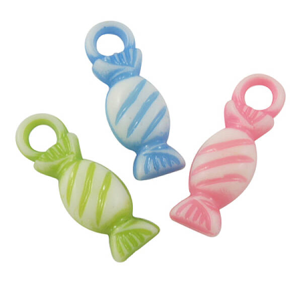 Mixed Craft Style Acrylic Candy Pendants