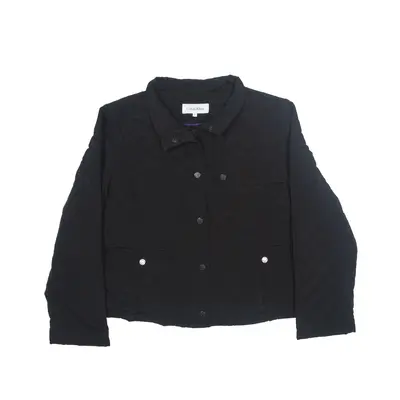 CALVIN KLEIN Insulated Fleece Lined Quilted Jacket Black Girls XL