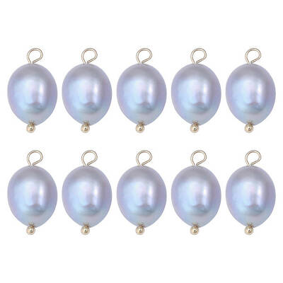 10Pcs Natural Freshwater Pearl Pendants