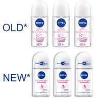 Nivea Brightening Powder Deodorant Roll-On 50ml Vitamin C 3-Pack