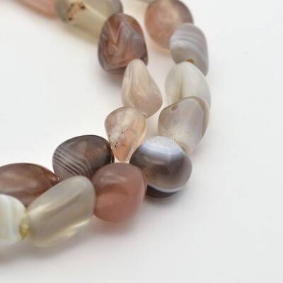 Natural Botswana Agate Bead Strands