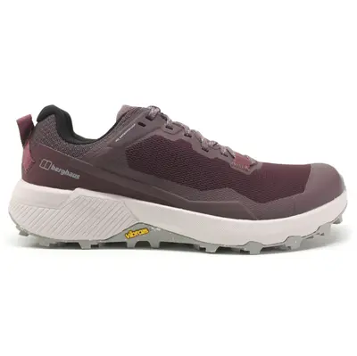 Berghaus Revolute Active Shoe Textile Synthetic Women's Lace Up Shoes - Dark Purple Black - Size:US 7 Women