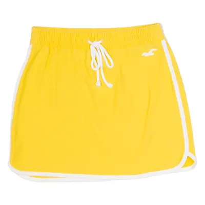 HOLLISTER Womens Straight Skirt Yellow Short XS