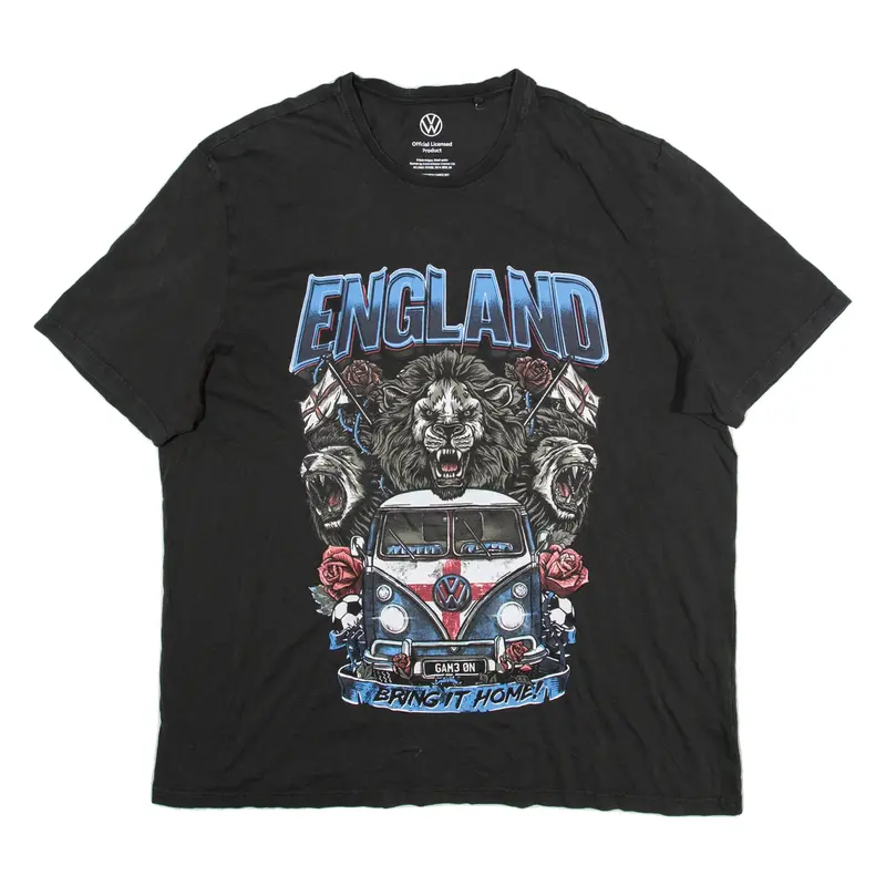 Mens T-Shirt Grey 2XL